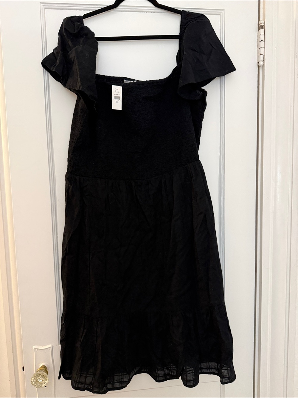Gap Black Ruffle-Sleeve Sundress nwt xxl